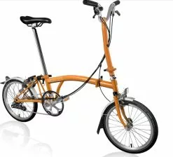 Brompton C-Line Explore Fire Coral High – Oranssi