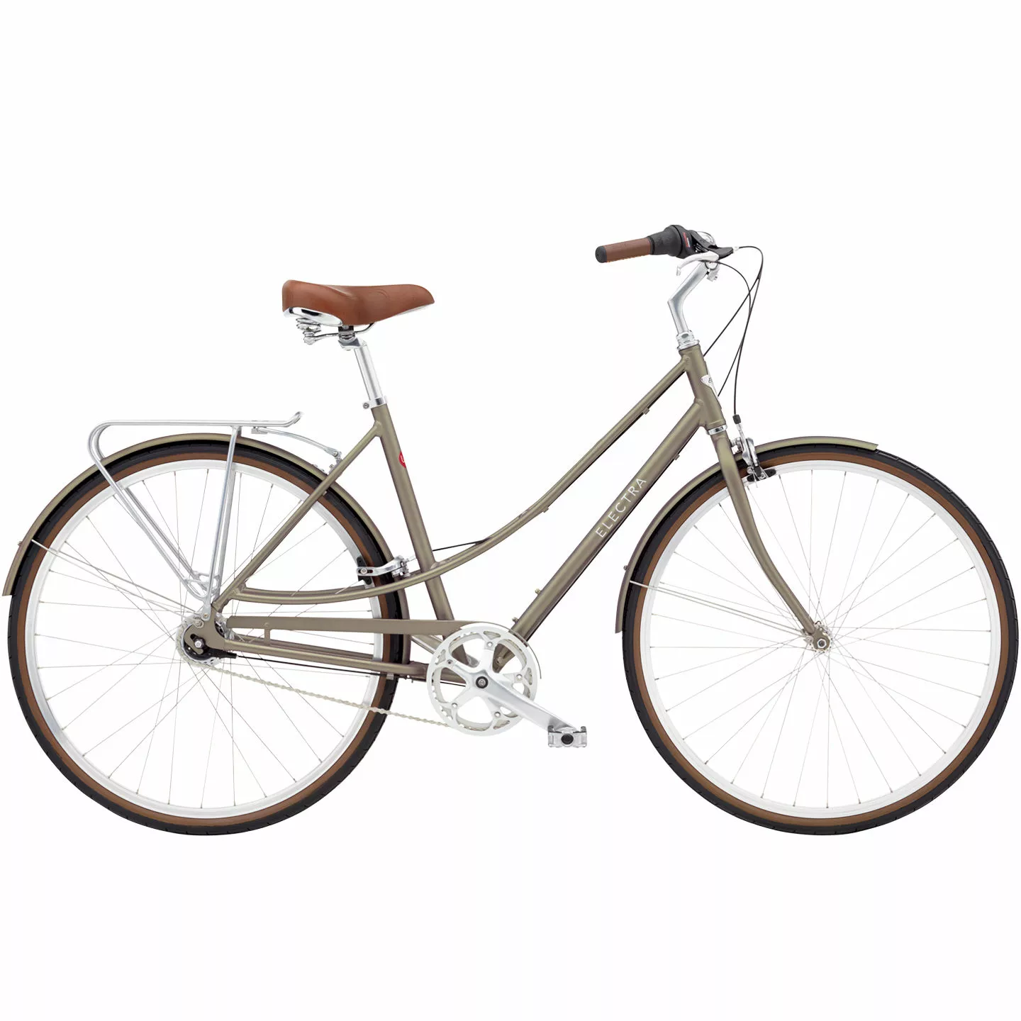 Electra Loft 7i Kevyt Naisten Pyörä – Matta Pähkinä 1 Electra Loft 7i Kevyt Naisten Pyörä – Matta Pähkinä