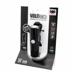 Polkupyörän Ladattava Etuvalo Cateye Volt 80 – Musta -Polkupyörät Shop products cateye volt 80 usb ladattava valo 6