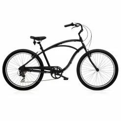 Electra Cruiser Lux 7D – Musta Cruiser-pyörä