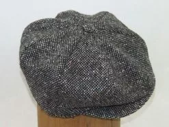 Hanna Hats Plain Tweed Eight Piece Cap