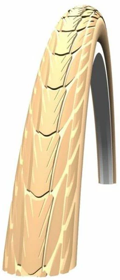 Schwalbe Delta Cruiser 37-622 Creme Heijastavalla Sivunauhalla