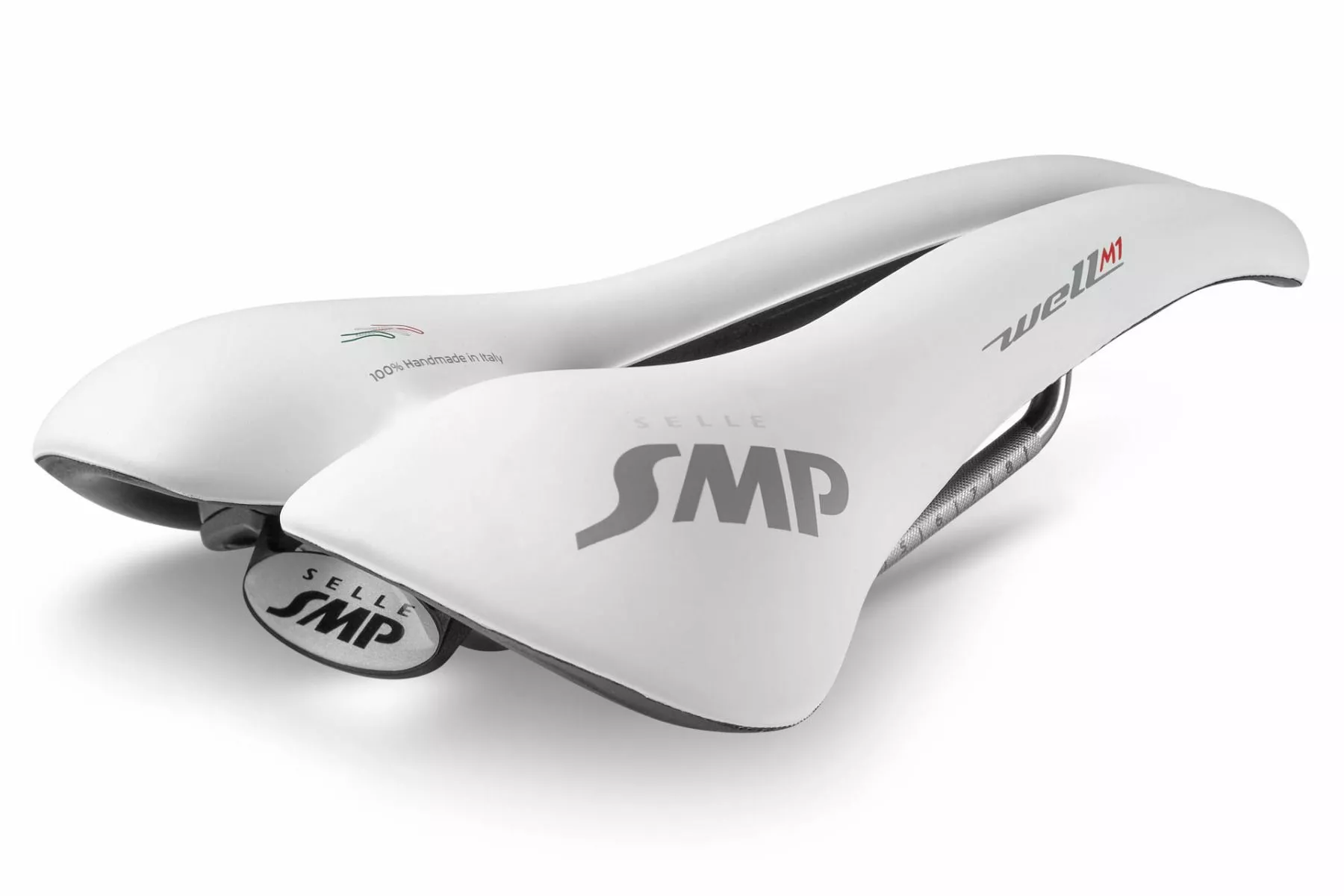 Selle SMP Well M1 Ergonominen Satula – Valkoinen 1 Selle SMP Well M1 Ergonominen Satula – Valkoinen
